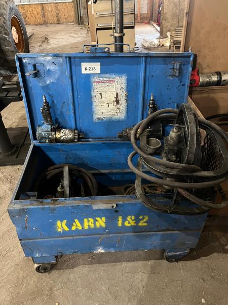 K-218 job box with hydraulic tools