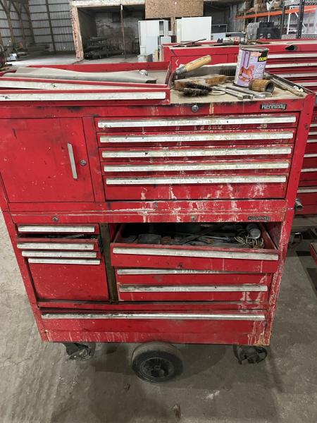 Kennedy Rolling Tool Chest with Tools / Broken Drawers - Image 1