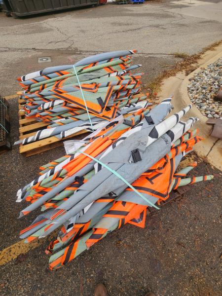 Lot of 2 pallets- 93 Road Traffic Signs