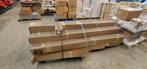 Lot of 12 New Hubbell Enclosed and Gasketed Fiberglass Industrial 8 Foot, 2L, 32 Watt, T8 Electric Ballast 