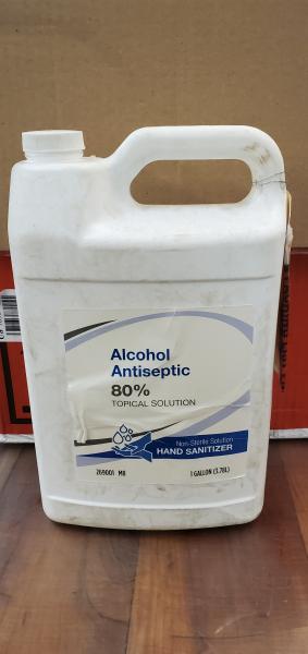 9 gallons of 80% Alcohol Antiseptic