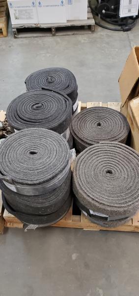 Lot of 16 Rolls Of Felt Gasket Material, 