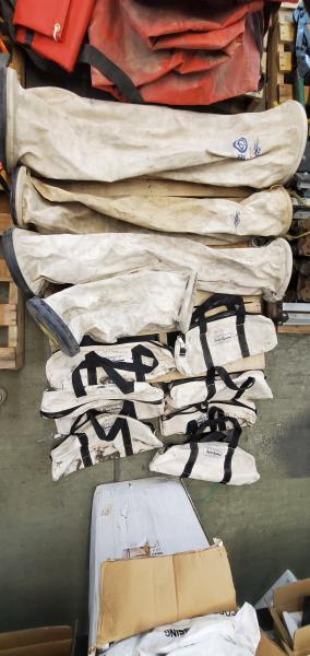 Lot of Used Lineman Bags, Various sizes