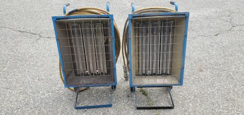 Lot of 2 Used Fostoria Sun-Mite Heating Units-480V