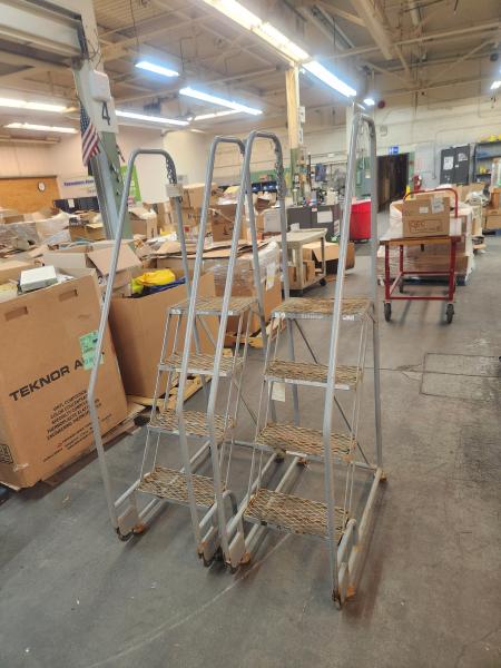 Lot of 2 Cotterman Platform Ladders