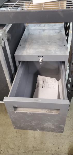 Used Uline Packing Table File Drawer