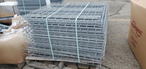 Lot of 28 Used Pallet Racking Grates. 56"x49"