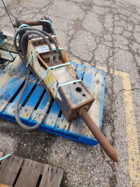 Lot of 1 Used Stanley Hydraulic Breaker, Untested, Unknown Working Condition