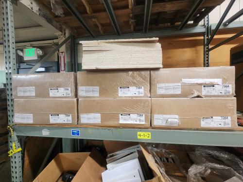 Lot of 6 Boxes of Acoustic Ceiling Tiles, Each Box Contains 16 pcs,