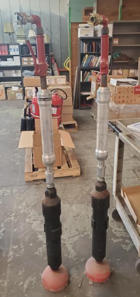 Lot of 2 Used Pneumatic Tamping Tools.