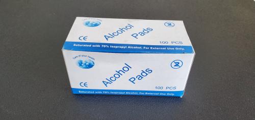 Lot of 700 Boxes of 100PCS Alcohol Pads.