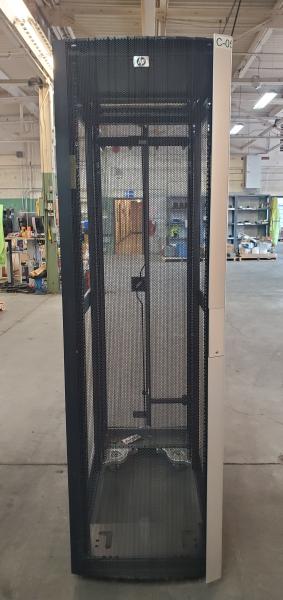 HP Server Cabinet- 23"x48". Empty, No Side Panels. No Keys