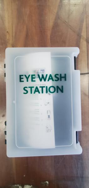 Lot of 8 New/Expired Plumb 46506 Single Eyewash Station.