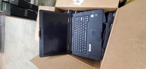 Lot of 12 Panasonic FZ-55 Ruggedized Laptop's. 