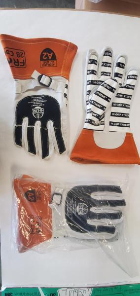 Lot of 120 Pairs of HI-LINE UTILITY SUPPLY #HGX5-09 Hi-Grip Xtreme™ Glove Protector; Leather; 5 in. Cuff; 14 in. long - Image 1