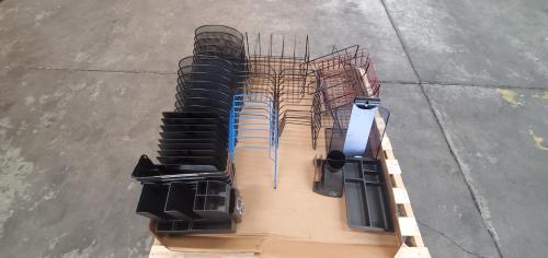 Lot of Used Desk Organizers. - Image 2