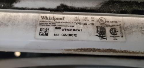 Whirlpool Electric Washing Machine. Unknown working condition. - Image 4