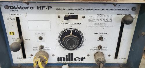 Used Miller Dialarc HF-P Arc Welding Power Source. - Image 1