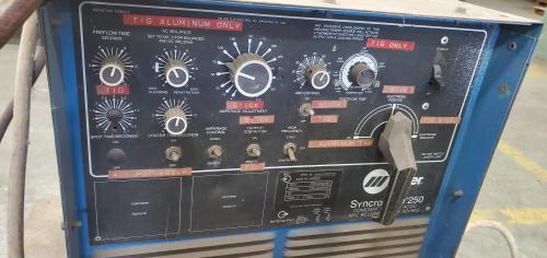 Used Miller Syncrowave 250 AC/DC Welding Power Source.  - Image 1