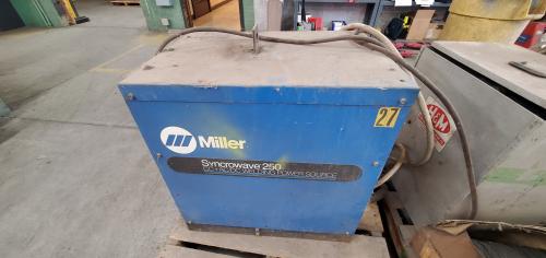 Used Miller Syncrowave 250 AC/DC Welding Power Source.  - Image 2