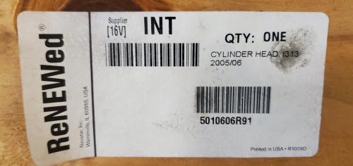 Renewed International NAVISTAR DT466, HT570 CYLINDER HEAD with New Gasket. - Image 3