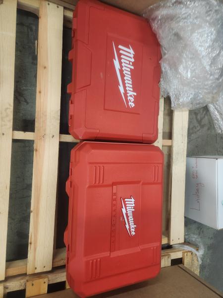 Lot of 2 Empty Used Milwaukee Tool Cases