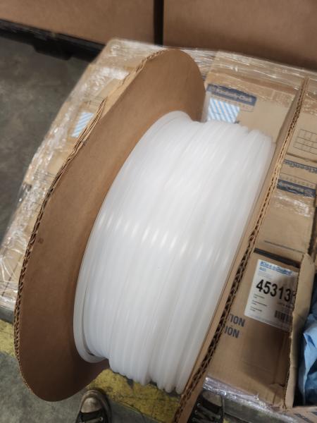 1 Roll of New 3/8" Poly Hose, Length Unknown.