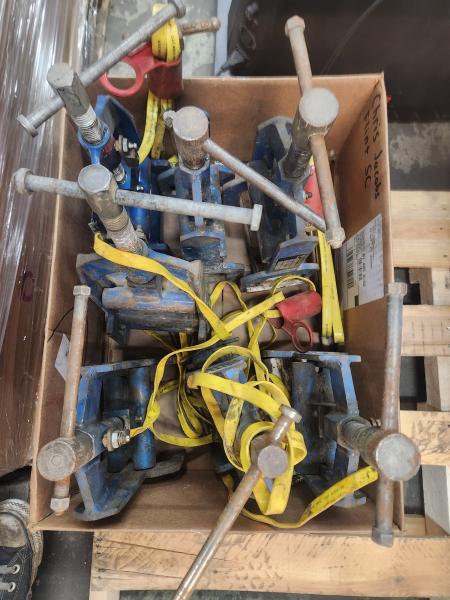 Lot of 7 Plastic Pipe Squeeze Tools, Used