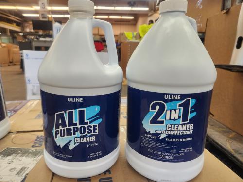 Pallet of 6 Boxes of Uline Cleaner. Each Box Contains 4x 1 Gallon Jugs.