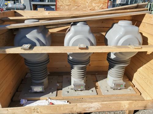 Lot of 3 NEW Voltage Transformers, 200Kv 