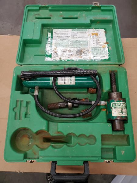 1 Used Greenlee Hydraulic Knockout Driver