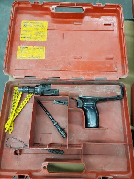 Lot of 1 Used Hilti DX36M Piston Drive Fastening Tool. Untested