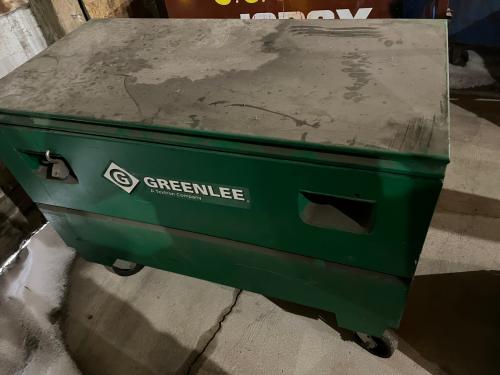 Greenlee Job Box with Pipe Bending Tools