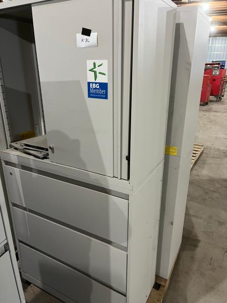 3 Drawer, 2 Door Metal Cabinet