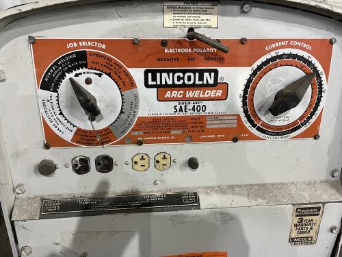 Lincoln Arc Welder was running when taken out of service. Needs Battery