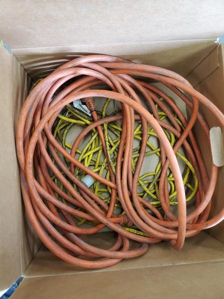 Two ~50' Extension Cords, used