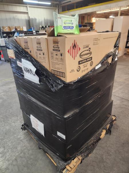 1 Pallet of *EXPIRED* GermiSept Multi-Purpose Alcohol Wipes, 48 Cases, 24 Pouches per case. 