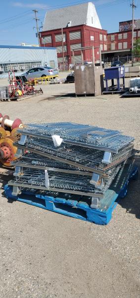 Lot of 4 Used Breakdown Baskets. 48"x39"x 36"