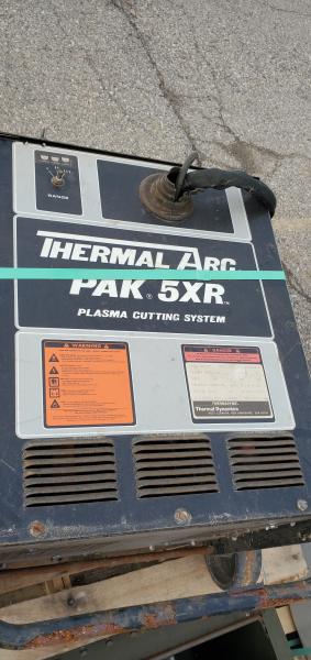 Used Thermal Dynamics Thermal Arc PAK 5XR Plasma Cutting System.