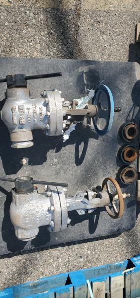 2 Used 3" Valves.