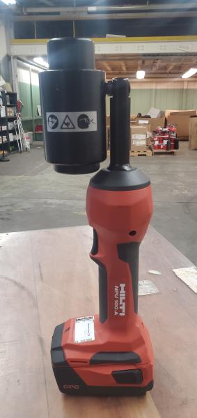 Used Cordless Hilti NPU 100-A Knockout Punch.