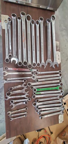 Various Used Wrenches.