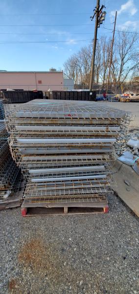 Used Pallet Racking Grating- 39"x44", 23 Pallets, Aprox. 36 Grates per Pallet.