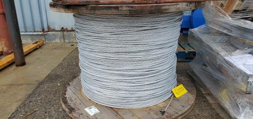 Lot of 6,550' of Steel Guy Wire on Spool.