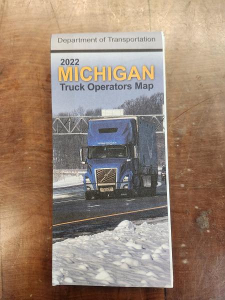 4 Boxes of 2022 DOT Michigan Truck Operators Map. Containing 250 Maps per box(1000 Total Maps)