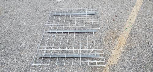 Lot of 10 Used Pallet Rack Grating-37."x52." (Grating only)